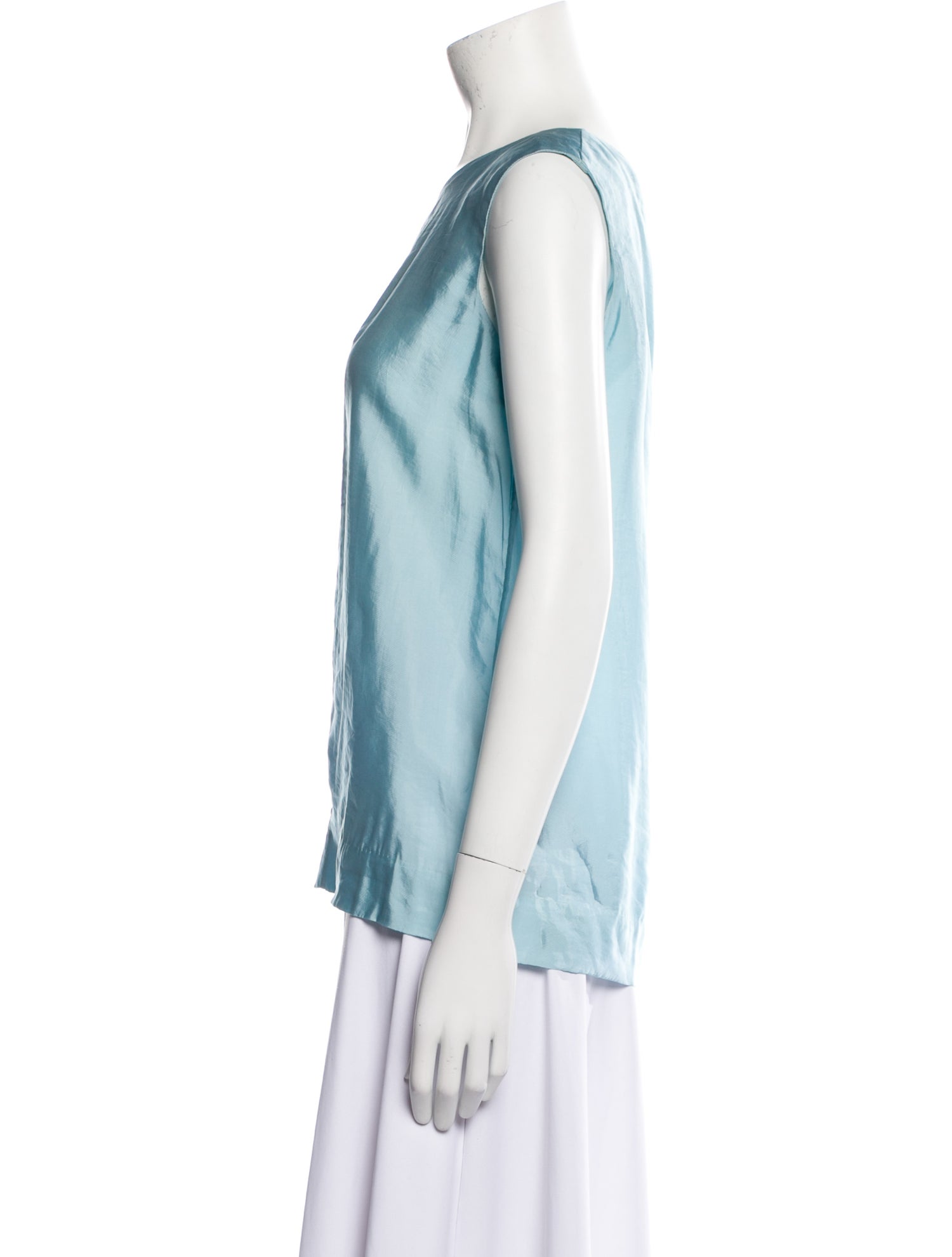 Marni Bateau Neckline Sleeveless Blouse
